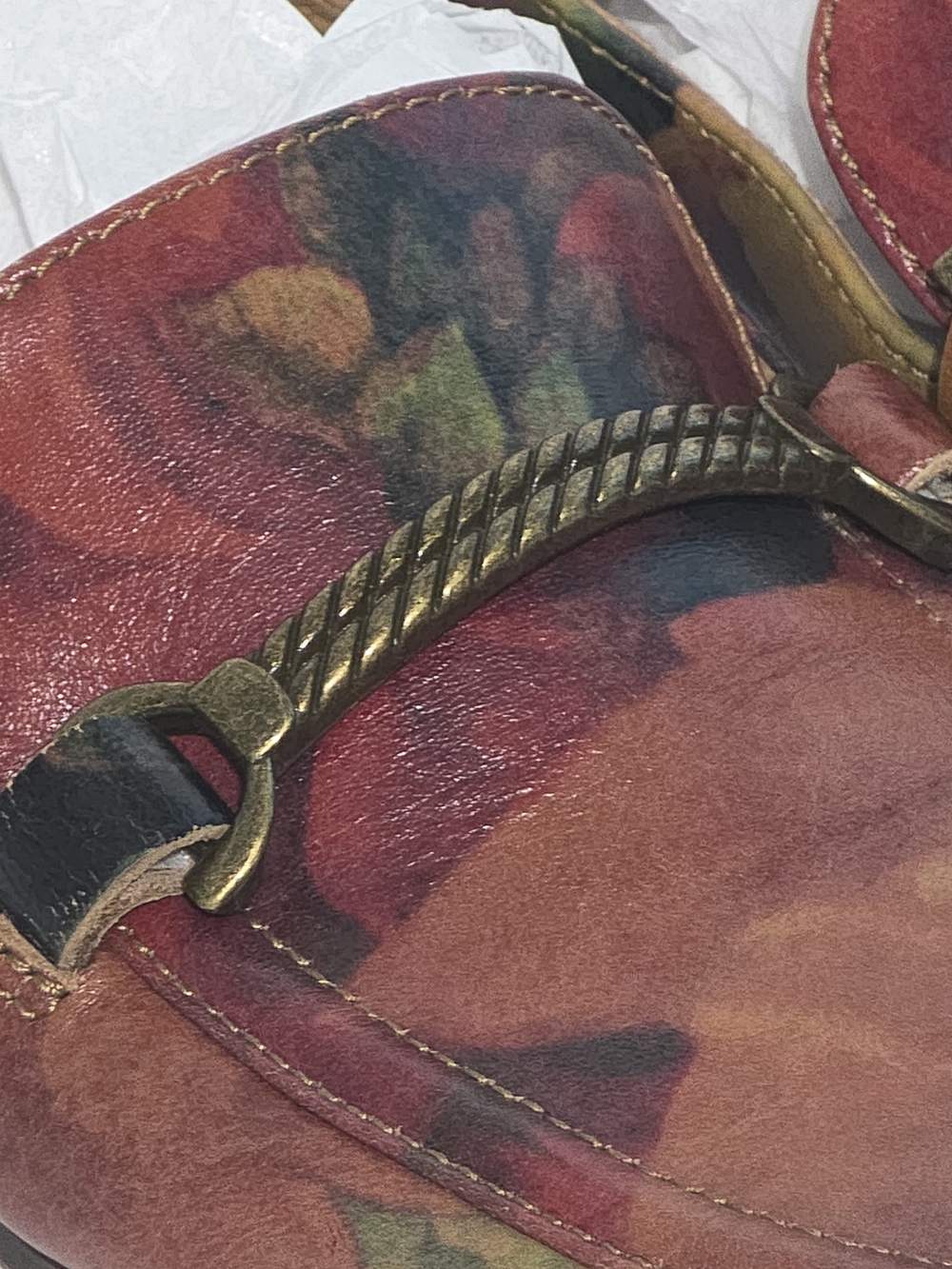 Patricia Nash Multicolor Leather Moccasin Loafers - Picture 4 of 9